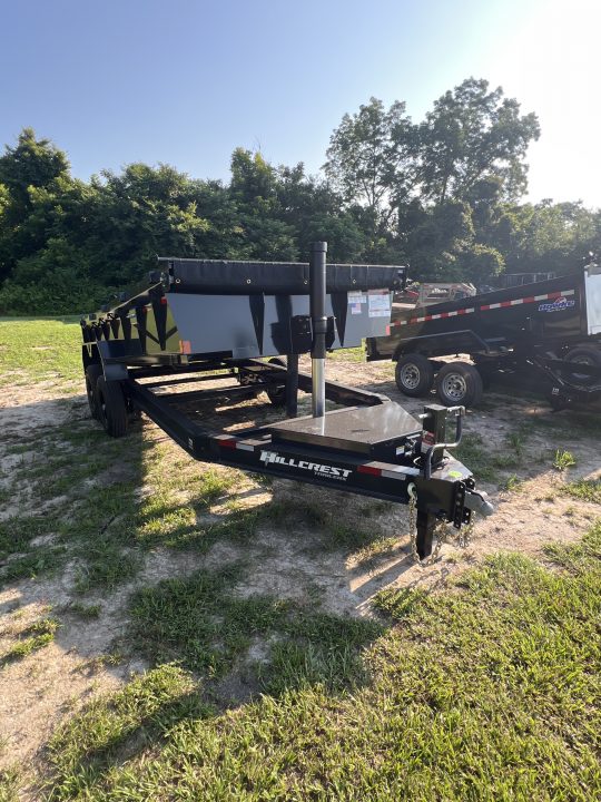 New 2027 Hillcrest Trailers 14716SD/7x16 14k Dump Trailer