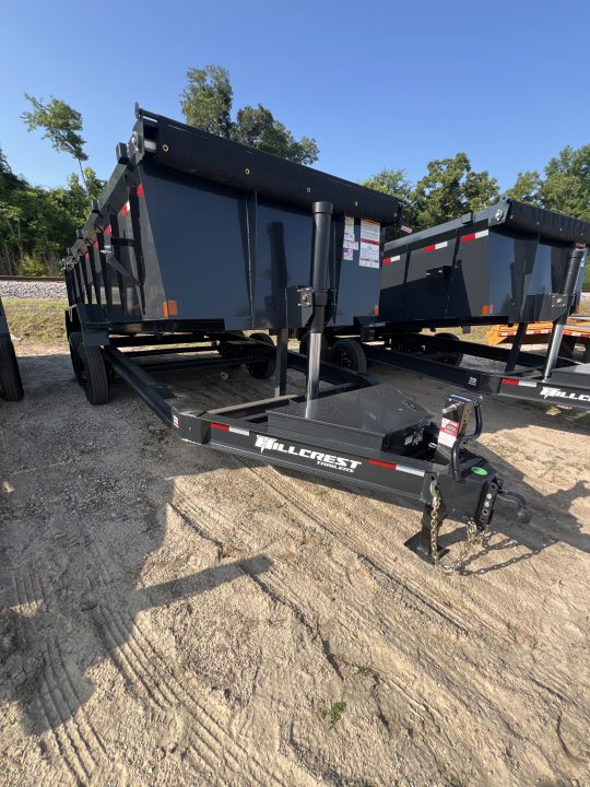 New 2026 Hillcrest Trailers 176716SDH/7x16 17.6k Dump Trailer