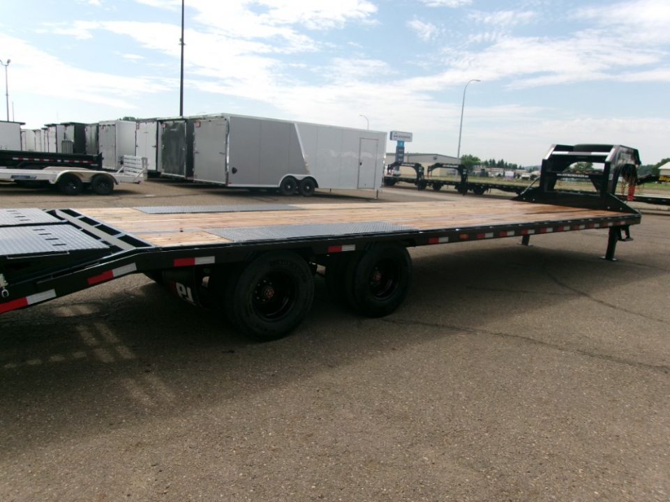 New 2027 PJ Trailers LDQ32D2BSWK-JA01 Flatbed Trailer