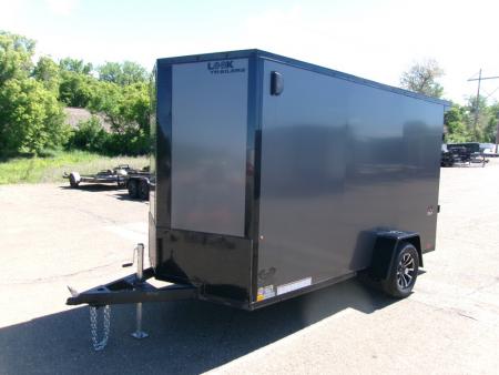 New 2026 Look Trailers 6X12 ST DLX FLAT TOP V NOSE 3K