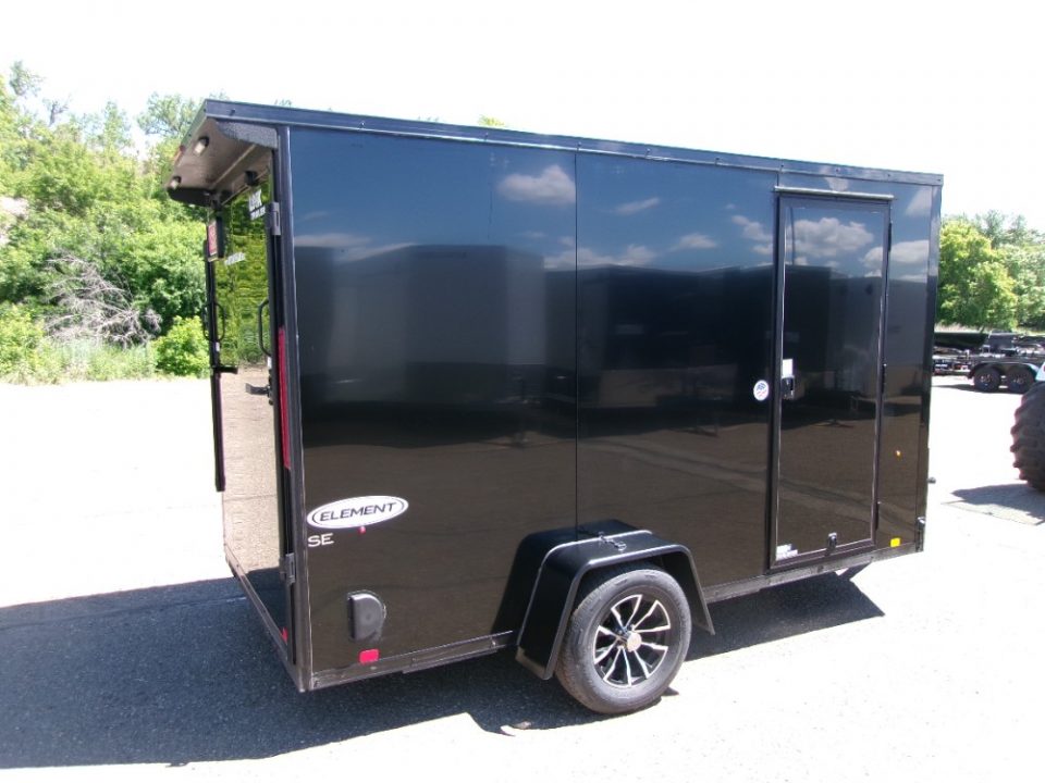 New 2026 Look Trailers 6X12 ELEMENT SE FLAT TOP SLOPED V NOSE Cargo / Enclosed Trailer