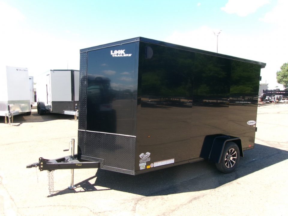 New 2026 Look Trailers 6X12 ELEMENT SE FLAT TOP SLOPED V NOSE Cargo / Enclosed Trailer
