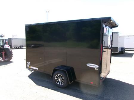 New 2026 Look Trailers 6X12 ELEMENT SE FLAT TOP SLOPED V NOSE Cargo / Enclosed Trailer