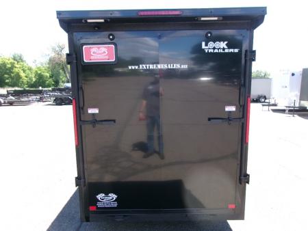 New 2026 Look Trailers 6X12 ELEMENT SE FLAT TOP SLOPED V NOSE Cargo / Enclosed Trailer