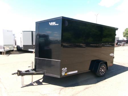 New 2026 Look Trailers 6X12 ELEMENT SE FLAT TOP SLOPED V NOSE Cargo / Enclosed Trailer