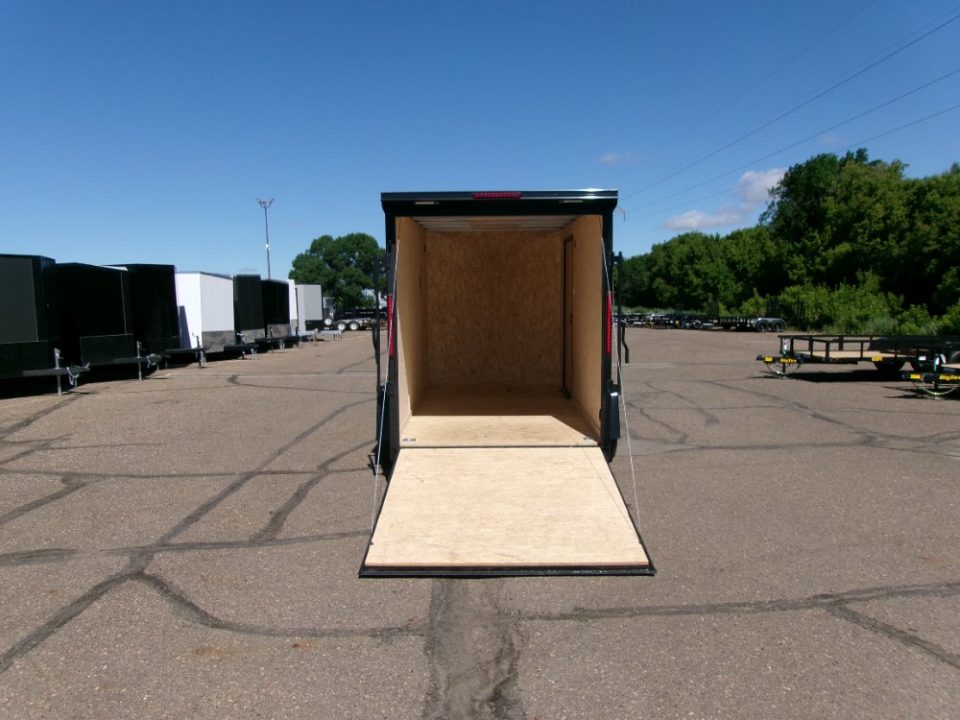 New 2026 Look Trailers 6X12 ST DLX FLAT TOP V NOSE 3K Cargo / Enclosed Trailer