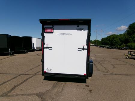 New 2026 Look Trailers 6X12 ST DLX FLAT TOP V NOSE 3K Cargo / Enclosed Trailer
