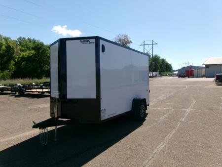 New 2026 Look Trailers 6X12 ST DLX FLAT TOP V NOSE 3K Cargo / Enclosed Trailer