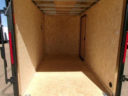 New 2026 Look Trailers 6X12 ST DLX FLAT TOP V NOSE 3K Cargo / Enclosed Trailer
