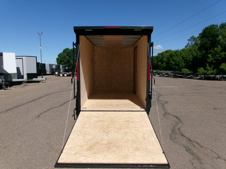 New 2026 Look Trailers 6X12 ST DLX FLAT TOP V NOSE 3K Cargo / Enclosed Trailer