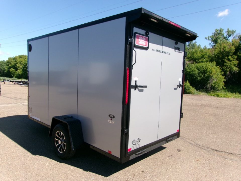 New 2026 Look Trailers 6X12 ST DLX FLAT TOP V NOSE 3K Cargo / Enclosed Trailer