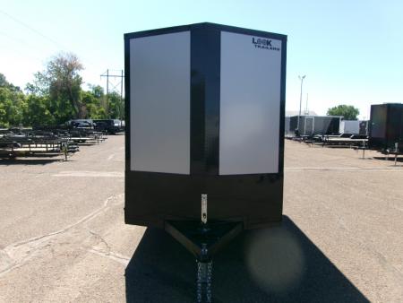 New 2026 Look Trailers 6X12 ST DLX FLAT TOP V NOSE 3K Cargo / Enclosed Trailer