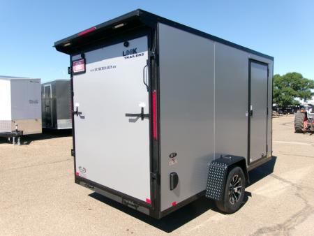 New 2026 Look Trailers 6X12 ST DLX FLAT TOP V NOSE 3K Cargo / Enclosed Trailer