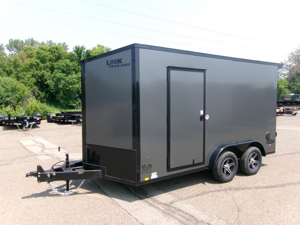 New 2026 Look Trailers 7.5X14 ELEMENT SE FLAT TOP SLOPED V-NOSE 7K Cargo / Enclosed Trailer