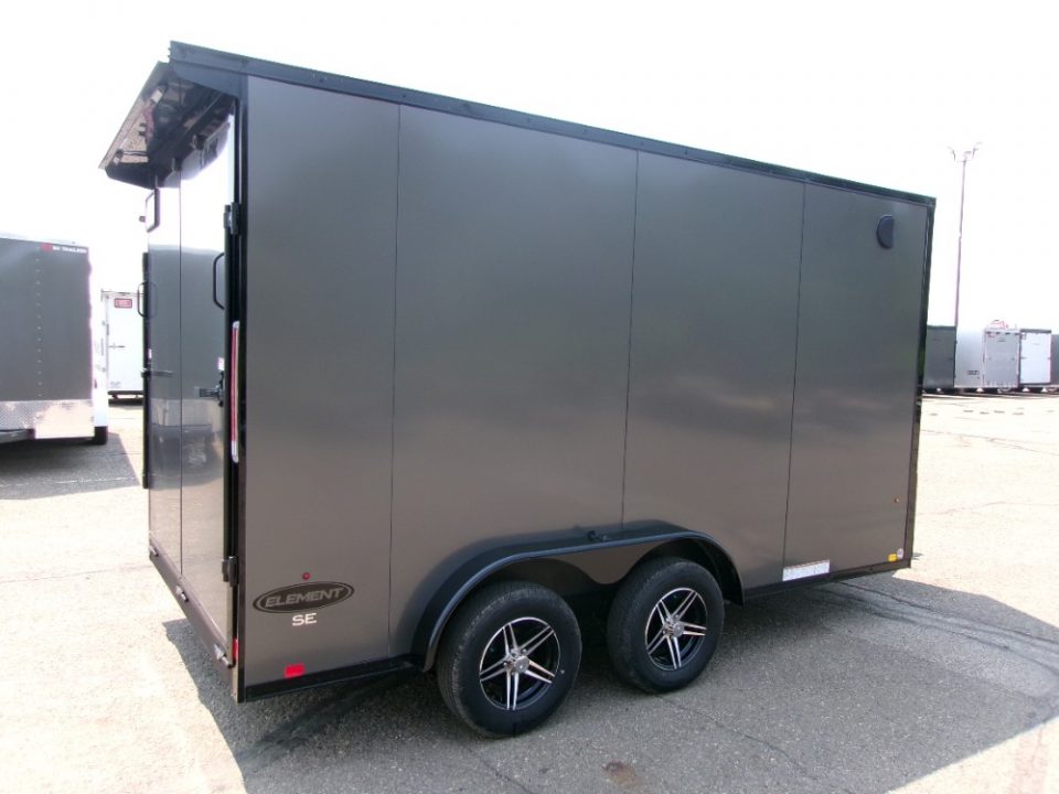 New 2026 Look Trailers 7.5X14 ELEMENT SE FLAT TOP SLOPED V-NOSE 7K Cargo / Enclosed Trailer