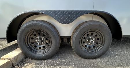 New 2026 Family Trailer 7x16 Tandem Axle Cargo / Enclosed Trailer- Screwless Exterior-Blackout Pkg-Rear Spoiler