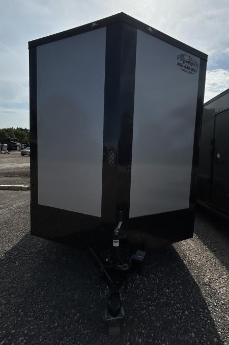 New 2026 Family Trailer 7x16 Tandem Axle Cargo / Enclosed Trailer- Screwless Exterior-Blackout Pkg-Rear Spoiler
