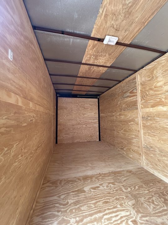 New 2026 Family Trailer 7x16 Tandem Axle Cargo / Enclosed Trailer-Screwless Exterior-Blackout Pkg-Rear Spoiler