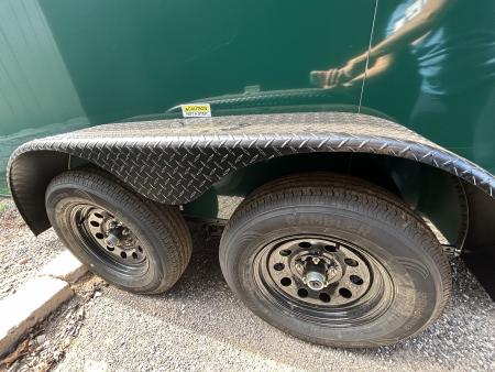 New 2026 Family Trailer 7x16 Tandem Axle Cargo / Enclosed Trailer-Screwless Exterior-Blackout Pkg-Rear Spoiler