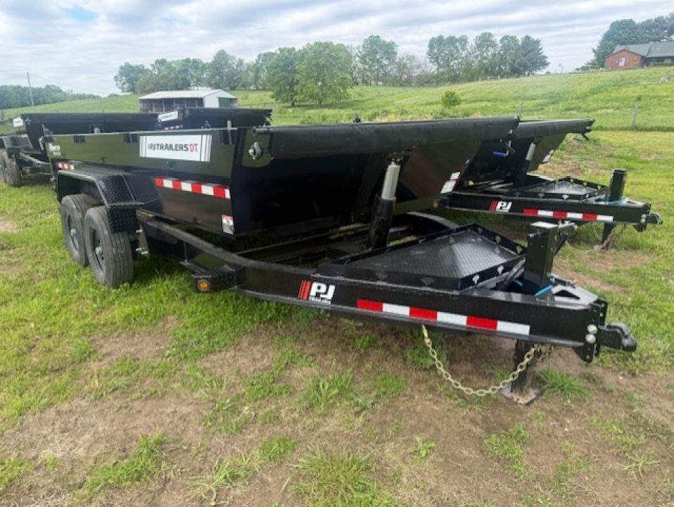 New 2026 PJ Trailers 83" x 16' DT1 Dump Trailer