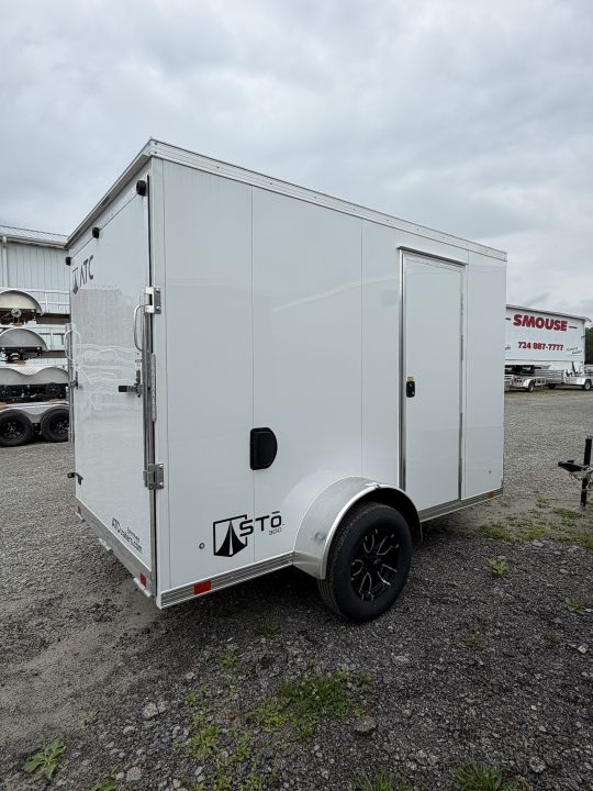 New NEW 2027 ATC 6x10 + 2' V-Nose "STo300” Aluminum Cargo Trailer w/ Ramp