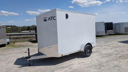 New NEW 2027 ATC 6x10 + 2' V-Nose "STo300” Aluminum Cargo Trailer w/ Ramp