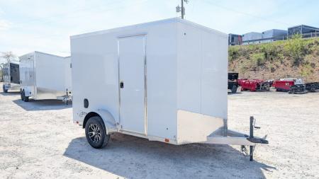 New NEW 2027 ATC 6x10 + 2' V-Nose  STo300” Aluminum Cargo Trailer w/ Ramp