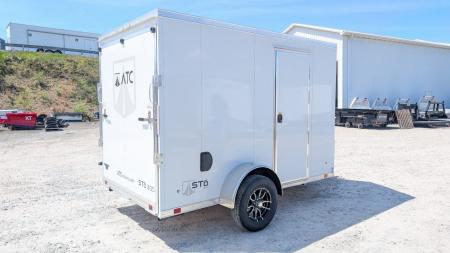 New NEW 2027 ATC 6x10 + 2' V-Nose "STo300” Aluminum Cargo Trailer w/ Ramp