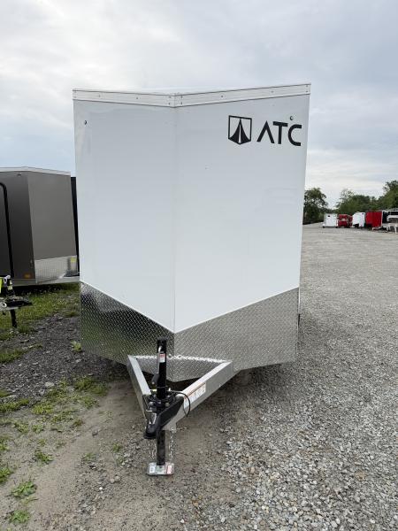 New NEW 2027 ATC 6x10 + 2' V-Nose "STo300” Aluminum Cargo Trailer w/ Ramp