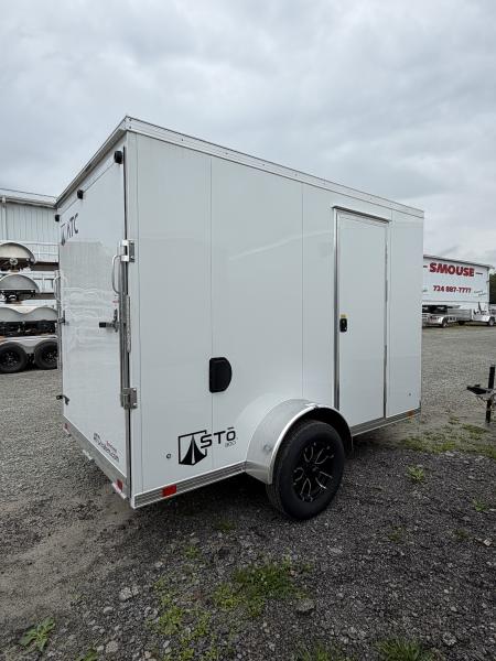 New NEW 2027 ATC 6x10 + 2' V-Nose "STo300” Aluminum Cargo Trailer w/ Ramp