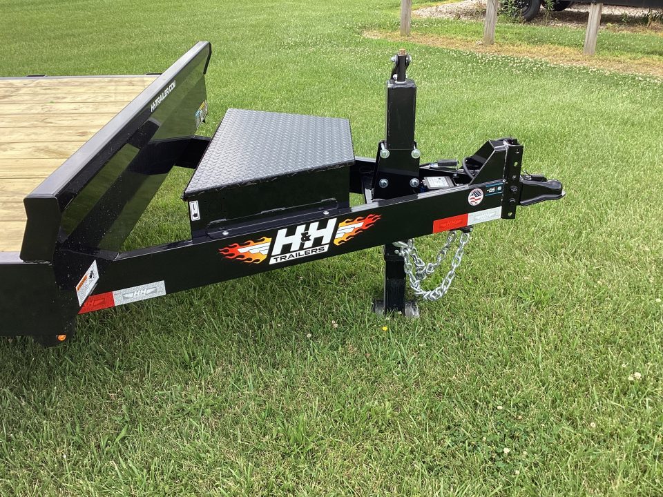 New 2026 H&H Trailers 18 FT Flat Deck Equipment Trailer, 14K
