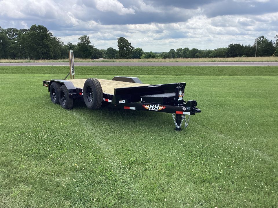 New 2026 H&H Trailers 18 FT Flat Deck Equipment Trailer, 14K
