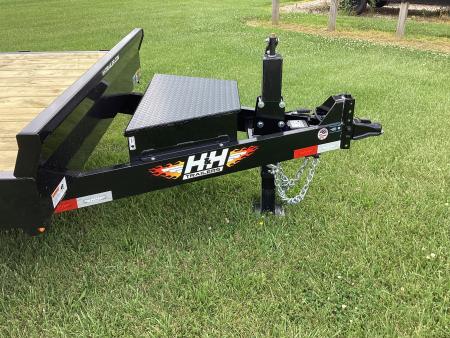 New 2026 H&H Trailers 18 FT Flat Deck Equipment Trailer, 14K