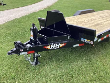 New 2026 H&H Trailers 18 FT Flat Deck Equipment Trailer, 14K