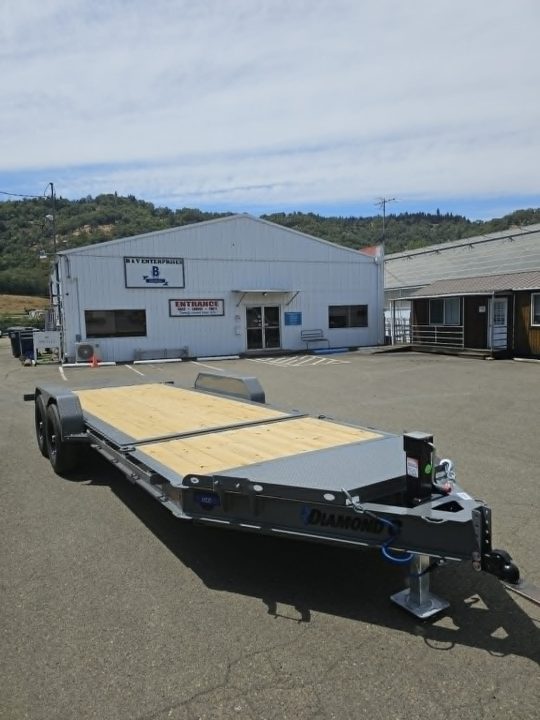 New SALE! EQUIPMENT 2026 Diamond C Trailers HDT207 82X20 15500 GVWR SPLIT-TILT TRAILER CEMENT GRAY