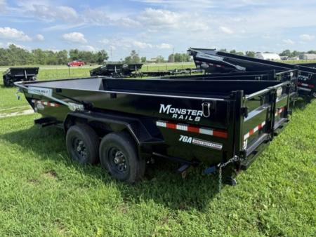 New 2026 PJ Trailers 83" x 16' DT Telescopic w/ Voyager Package Dump Trailer