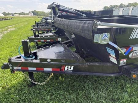 New 2026 PJ Trailers 83" x 16' DT Telescopic w/ Voyager Package Dump Trailer
