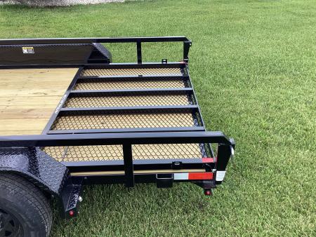 New 2026 H&H Trailers 82X14 Tandem Axle Rail Side Utility Trailer, 7K