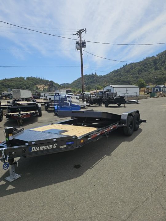 New SALE! 2026 Diamond C Trailers HDT207 82X20 15500 GVWR Equipment Trailer CARBON METALLIC GRAY
