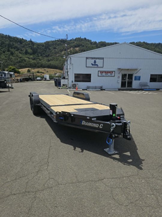 New SALE! 2026 Diamond C Trailers HDT207 82X20 15500 GVWR Equipment Trailer CARBON METALLIC GRAY