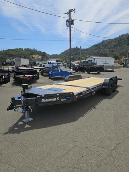 New SALE! 2026 Diamond C Trailers HDT207 82X20 15500 GVWR Equipment Trailer CARBON METALLIC GRAY