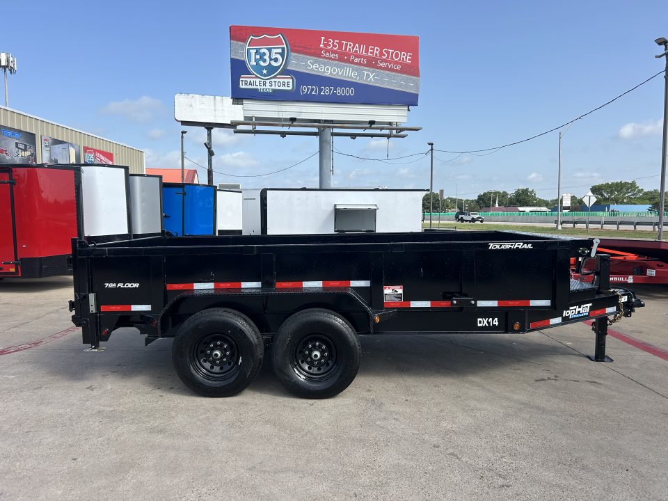 New 2026 Top Hat DX14 14'x7'x Dump Trailer