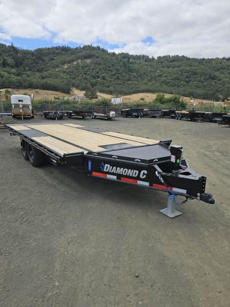 New DECKOVER 2026 Diamond C Trailers DET207 20' X 102" 15,500 GVWR FULL TILT BLUETOOTH ONYX BLACK