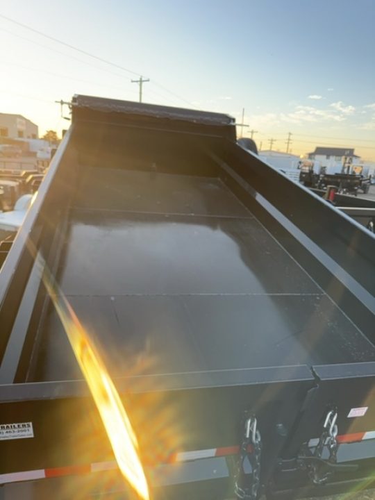 New 2025 Sure-Trac 7 x 14 HD Low Profile Dump Trailer, 14K Scissor Dump Trailer