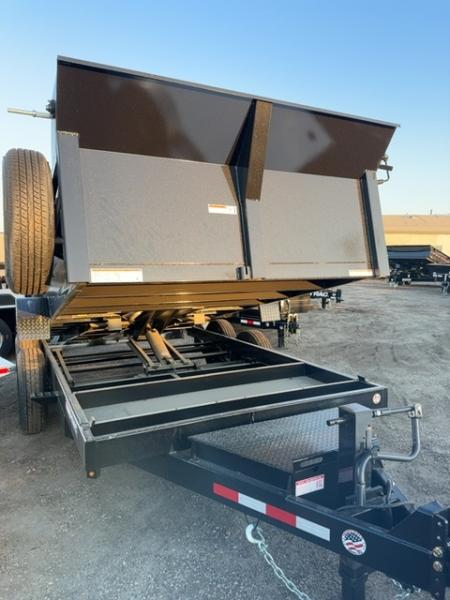 New 2025 Sure-Trac 7 x 14 HD Low Profile Dump Trailer, 14K Scissor Dump Trailer