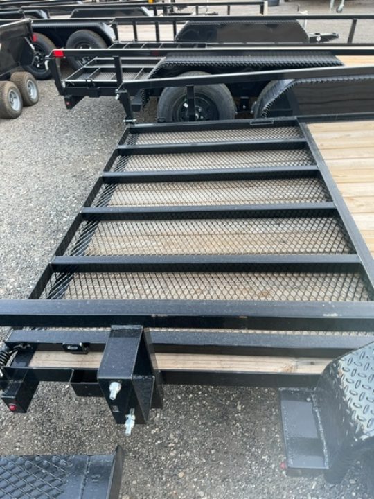 New 2025 Sure-Trac 7 x 16 Tube Top ATV 7K Utility Trailer
