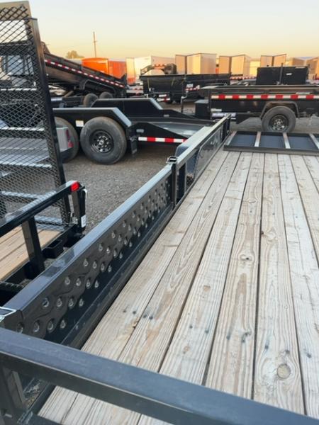 New 2025 Sure-Trac 7 x 16 Tube Top ATV 7K Utility Trailer