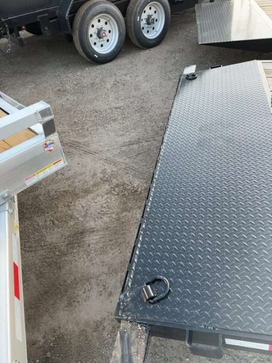 New 2025 Sure-Trac 7 x 18 (16+2) C-Channel Car Hauler Trailer, 7K Car Hauler