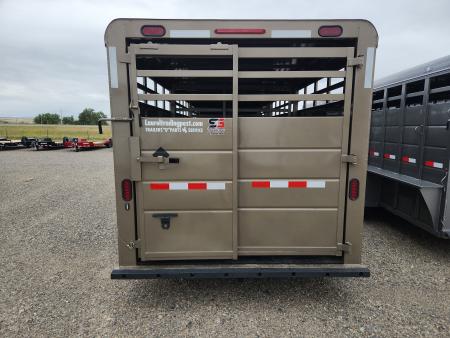 New 2027 S&S Manufacturing G.N. LIVESTOCK 24' Stock / Stock Combo Trailer