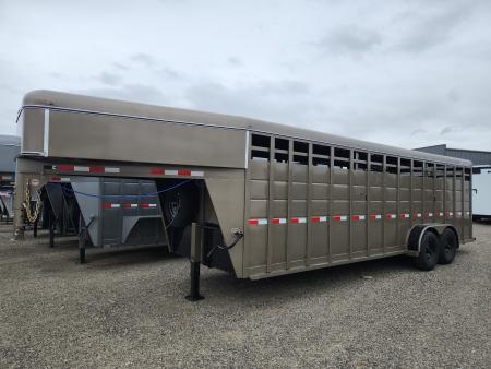 New 2027 S&S Manufacturing G.N. LIVESTOCK 24' Stock / Stock Combo Trailer